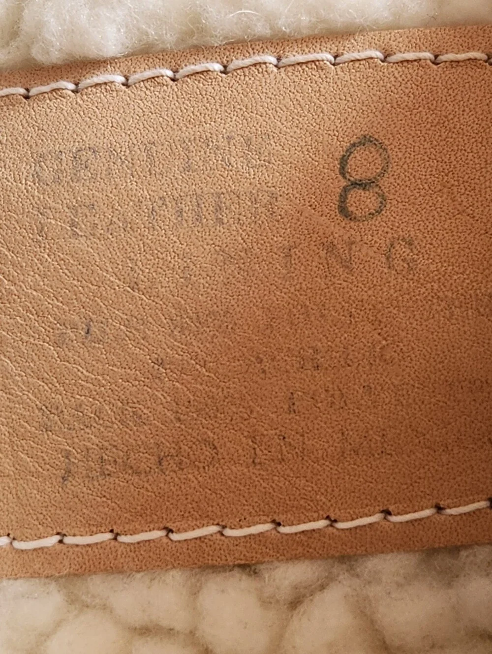 Genuine Leather Kids Vest Size 8 Brown Fleece Lined Western Cowboy Rodeo Vintage